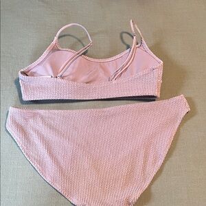 Lavender Textured Bikini Set